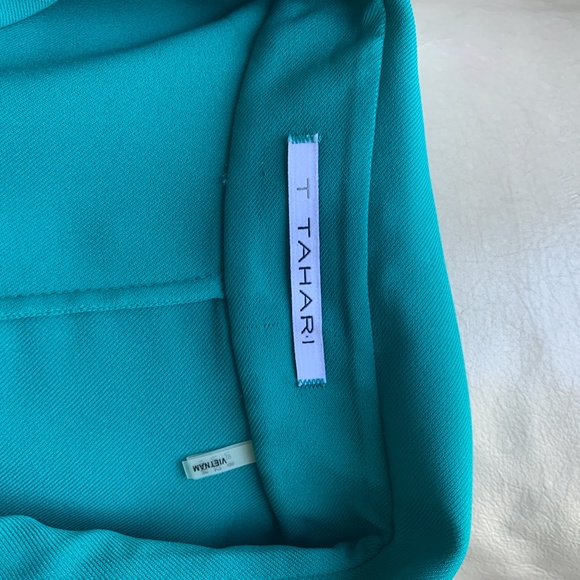 Tahari Aqua Blue Dress - Picture 3 of 3